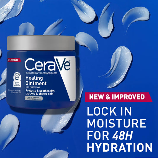 Healing Ointment for Face & Body, Protects and Soothes Dry, Cracked, & Chafed Skin 12 Oz