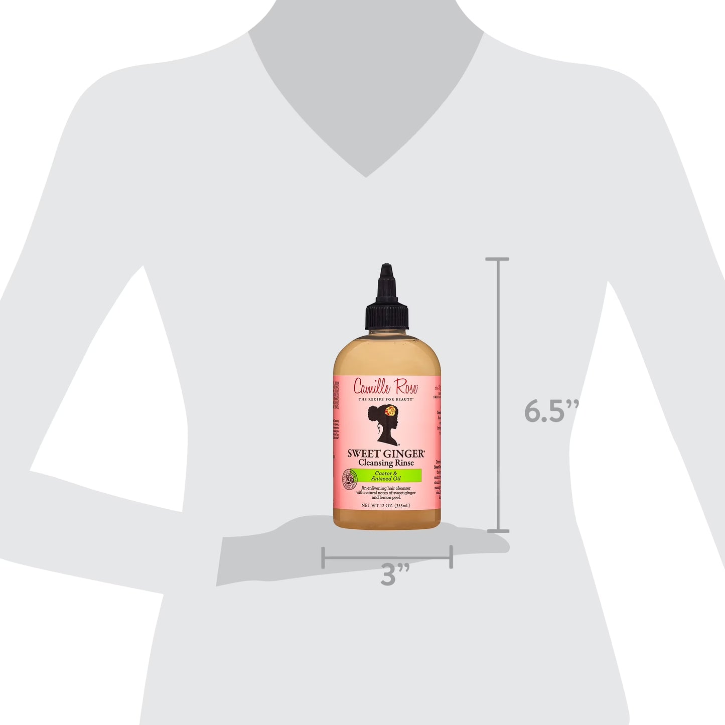 Sweet Ginger Cleanse & Refresh All Ages Cleansing Rinse with Ginger Root & Aniseed Oil, 12Oz