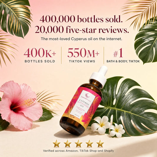 Caramela Beauty Cyperus Rotundus Oil, Body Care & Hair Removal Beauty Product for Smooth, Sensitive Skin, 60Ml / 2Oz, Naturally Derived Formula, Gentle Results, Beauty Products