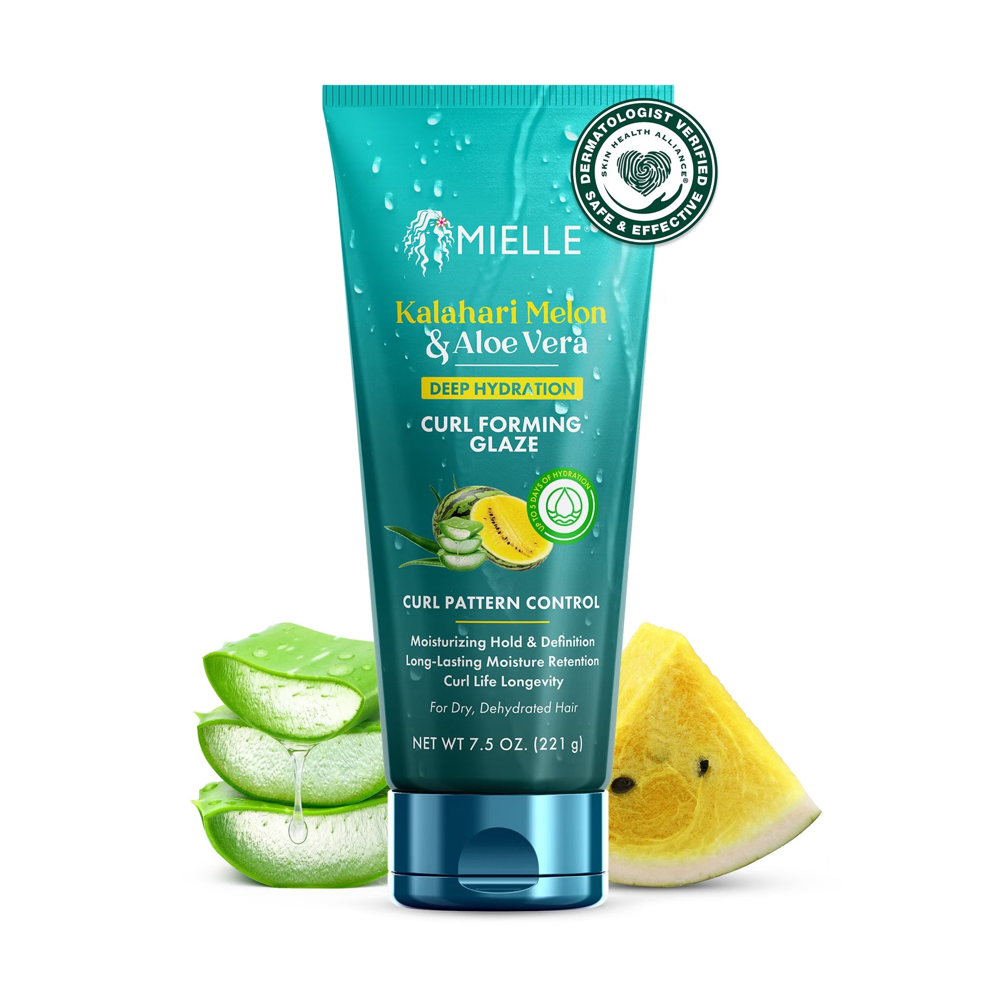 Mielle Kalahari Melon and Aloe Vera Deep Hydration Curl Forming Glaze - 7.5 Oz