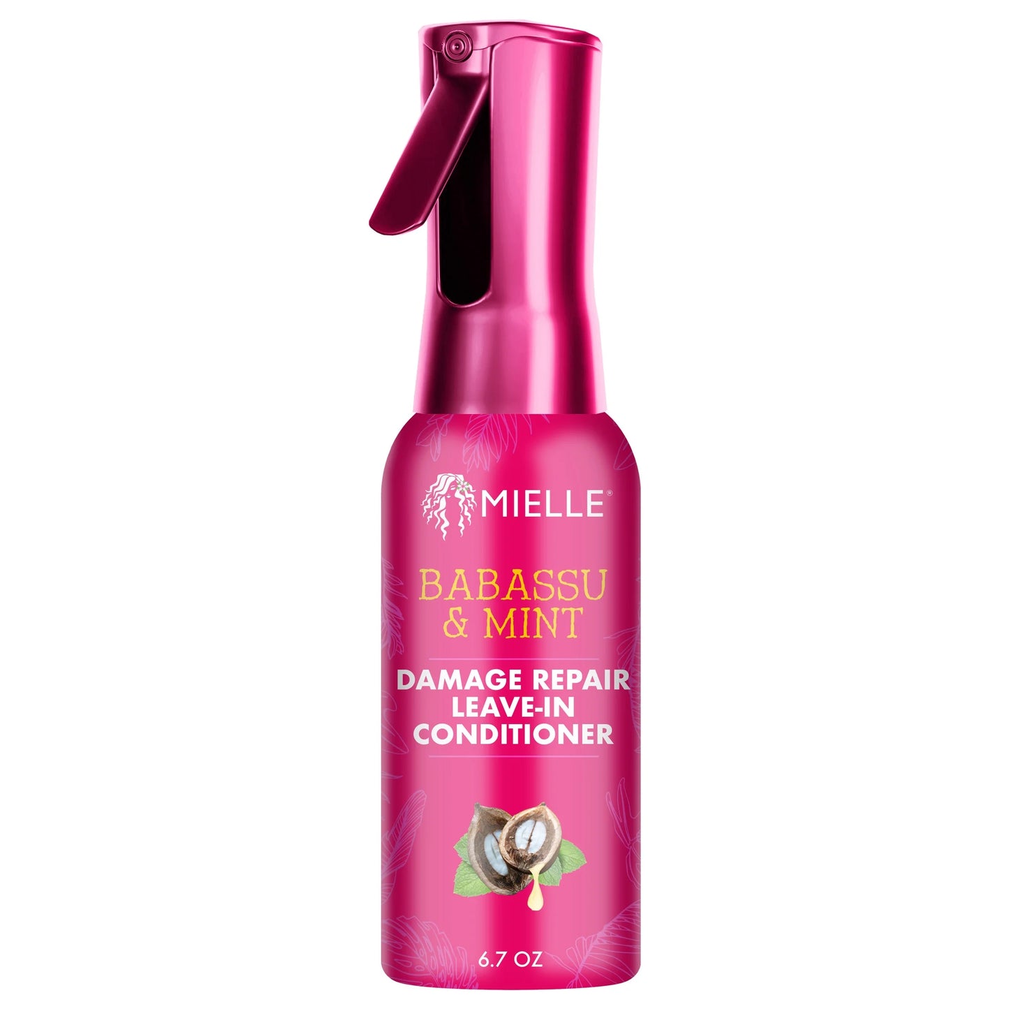 Mielle Babassu and Mint Damage Repair Leave-In Conditioner - 6.7 Oz