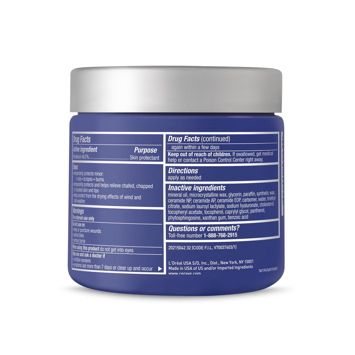 Healing Ointment for Face & Body, Protects and Soothes Dry, Cracked, & Chafed Skin 12 Oz