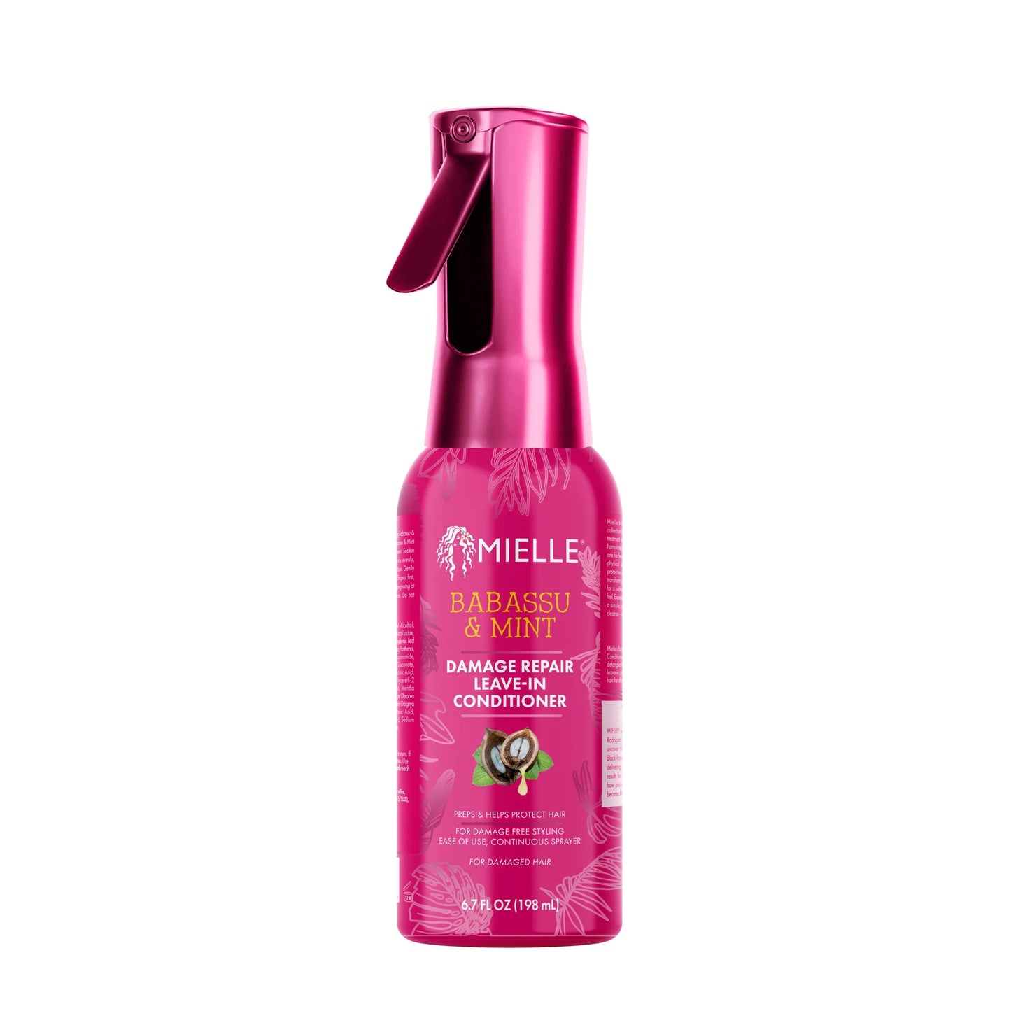 Mielle Babassu and Mint Damage Repair Leave-In Conditioner - 6.7 Oz