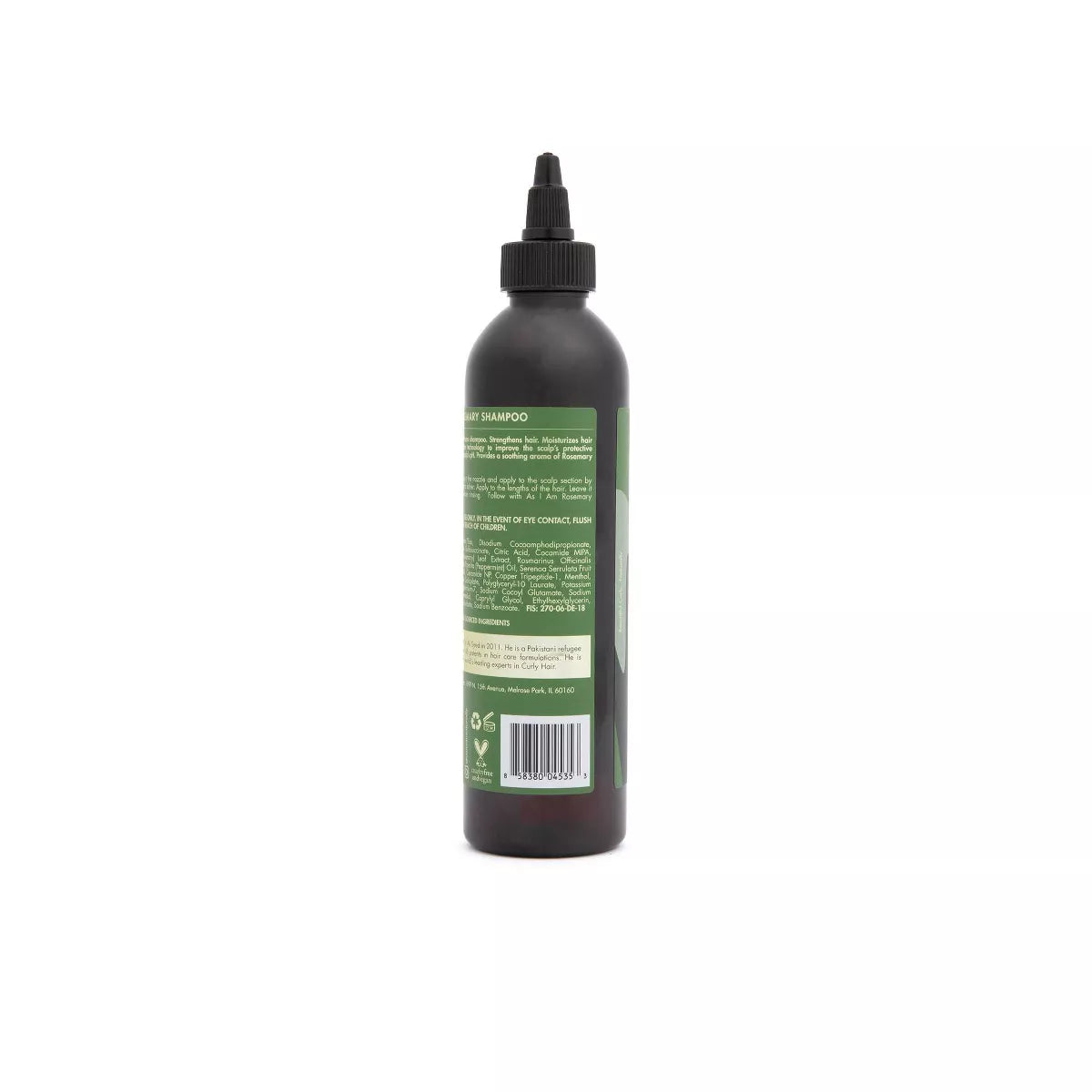 As I Am Rosemary Shampoo - 8 Fl Oz: Textured, All Hair Types, Liquid, Hair Shampoos