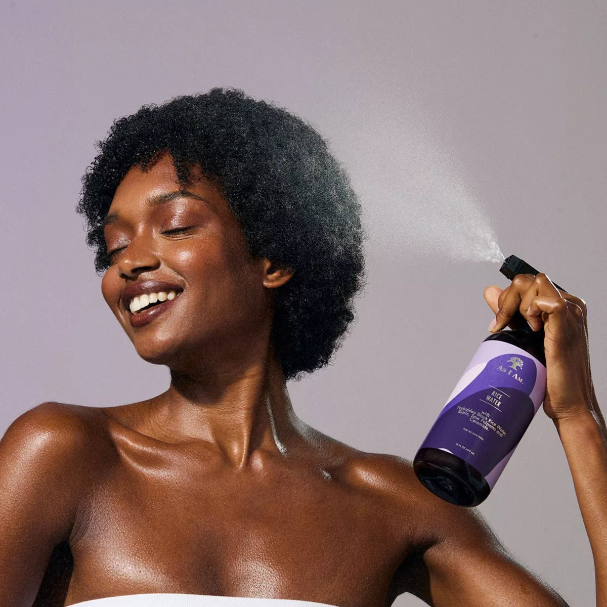 As I Am Rice Water Hair Spray - 16 Fl Oz: Vegan, Paraben-Free, Moisturizing, Liquid