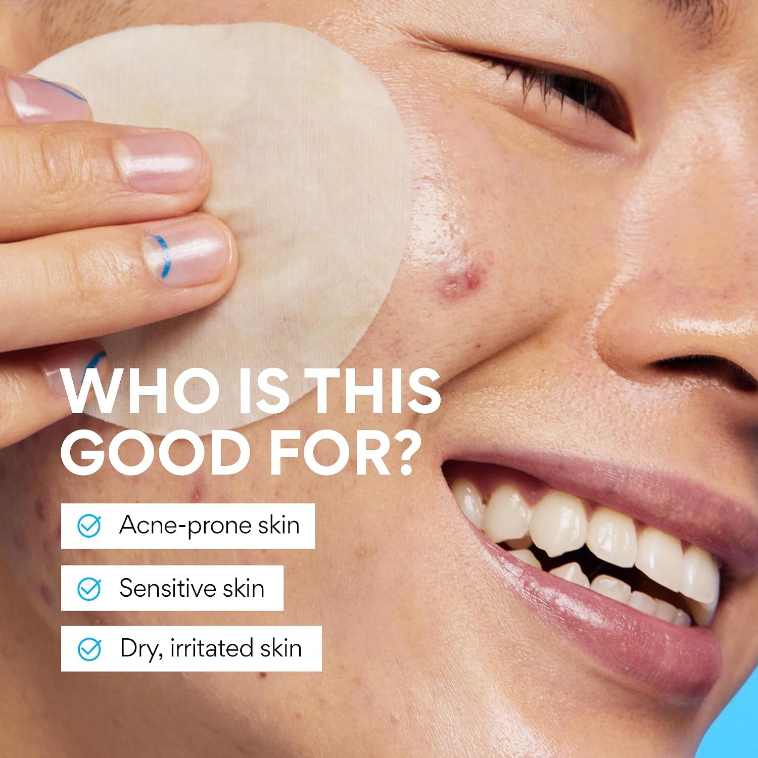 Innisfree Daily Gentle Retinol Salicylic Toner Pads | Korean Sheet Mask Pads with Hyaluronic Acid, BHA, and Niacinamide for Acne-Prone Skin Care | 60 Pads