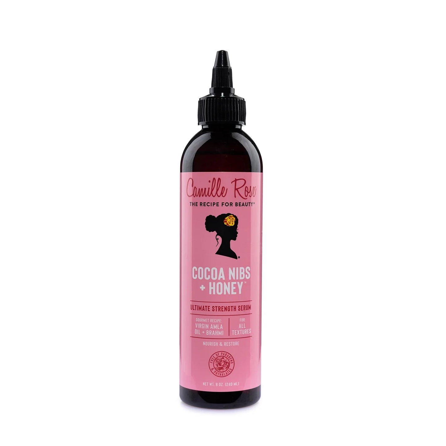 Cocoa & Honey Ultimate Strength and Restore Serum with Virgin Amla Oil & Brahmi Oil 8Oz