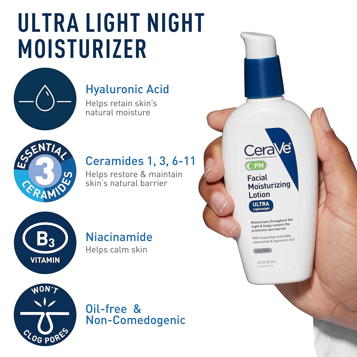 Skin Care Set, Face Wash + AM & PM Face Moisturizer, Travel Size | Includes AM SPF Moisturizer, PM Face Lotion and Hydrating Face Wash for a Morning and Night Skincare Routine