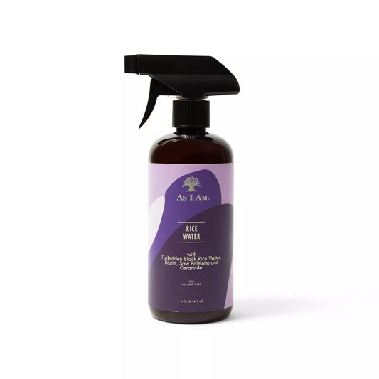 As I Am Rice Water Hair Spray - 16 Fl Oz: Vegan, Paraben-Free, Moisturizing, Liquid