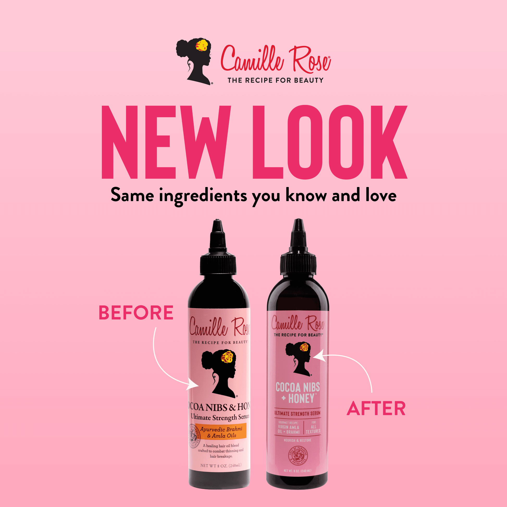 Cocoa & Honey Ultimate Strength and Restore Serum with Virgin Amla Oil & Brahmi Oil 8Oz