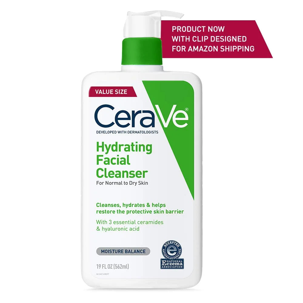 (2 Pack)  Foaming Facial Cleanser | Makeup Remover and Daily Face Wash for Oily Skin | 19 Fluid Ounce