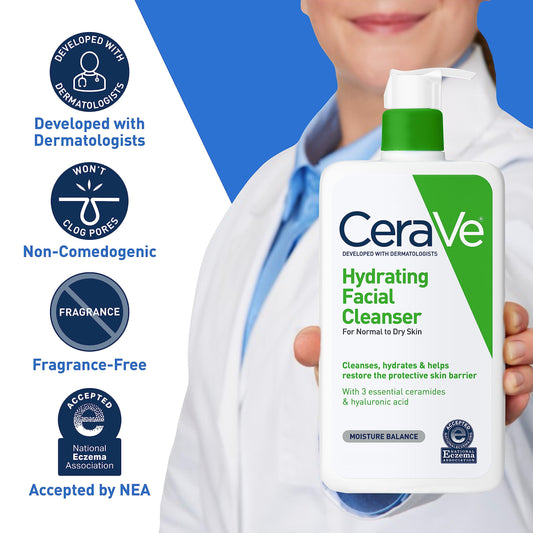 Foaming Facial Cleanser | Makeup Remover and Daily Face Wash for Oily Skin | 19 Fluid Ounce