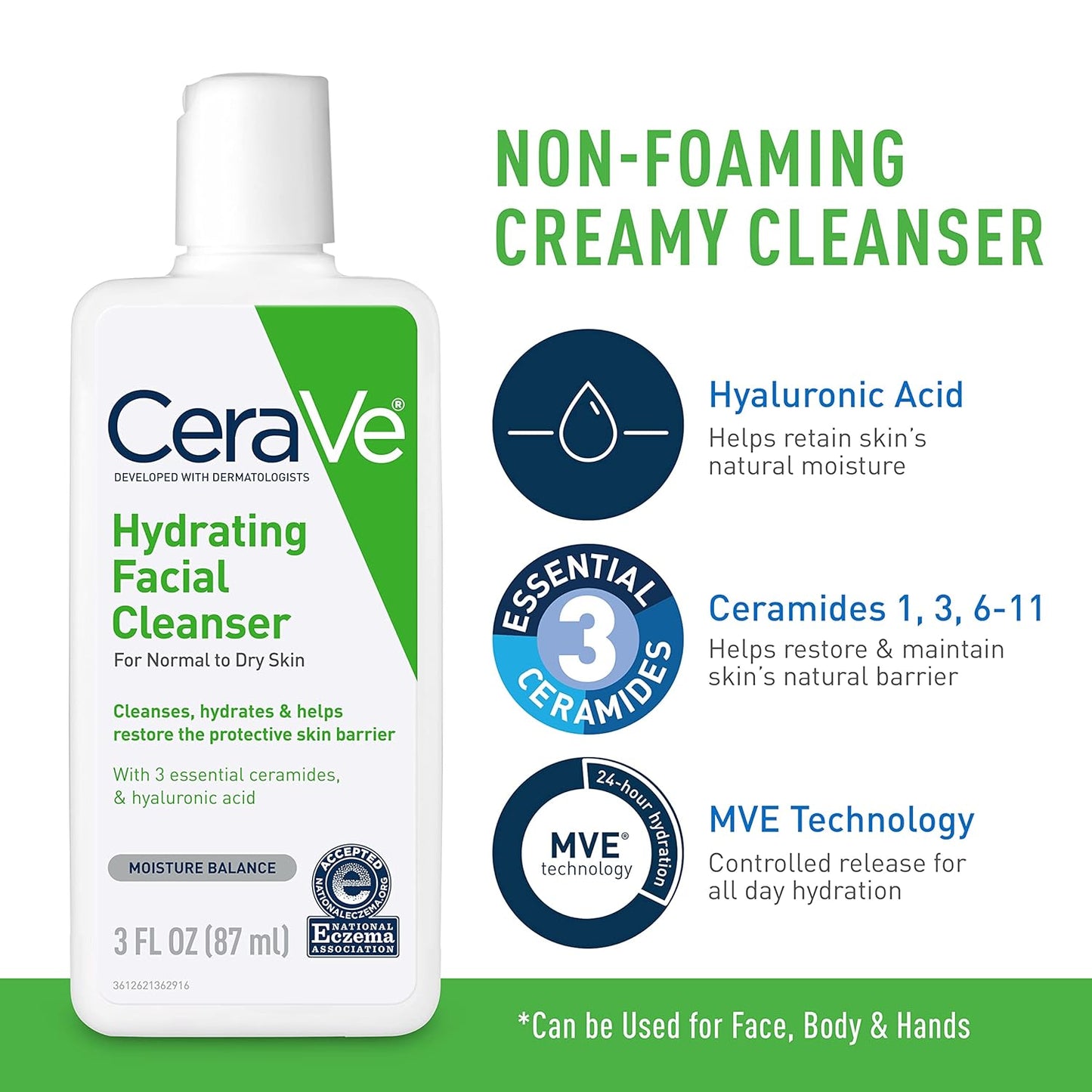Skin Care Set, Face Wash + AM & PM Face Moisturizer, Travel Size | Includes AM SPF Moisturizer, PM Face Lotion and Hydrating Face Wash for a Morning and Night Skincare Routine