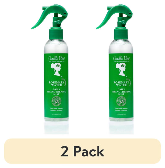 (2 Pack)  Rosemary Water Daily Refresh & Hydrate Strengthening Mist Spray with Rosemary Oil & Peppermint Oil, 8Oz
