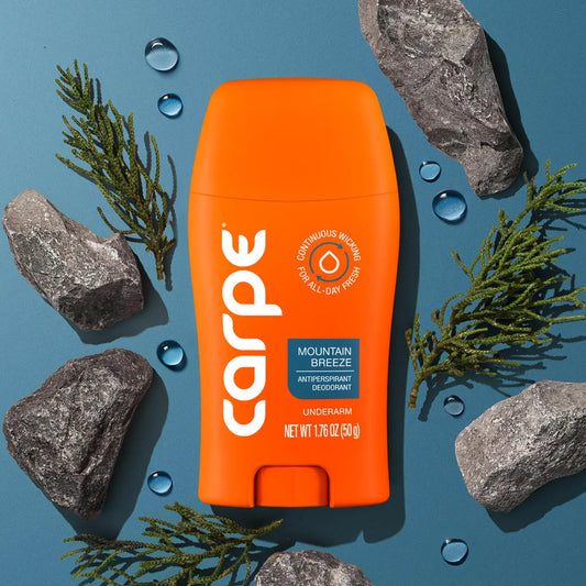 Carpe Antiperspirant Deodorant - Clinically Tested 100-Hour Sweat & Odor Control - Quick-Drying, Non-Greasy Deodorant for Men & Women - No Baking Soda or Parabens