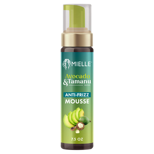 Mielle Avocado and Tamanu Anti-Frizz Mousse 7.5 Fl. Oz.
