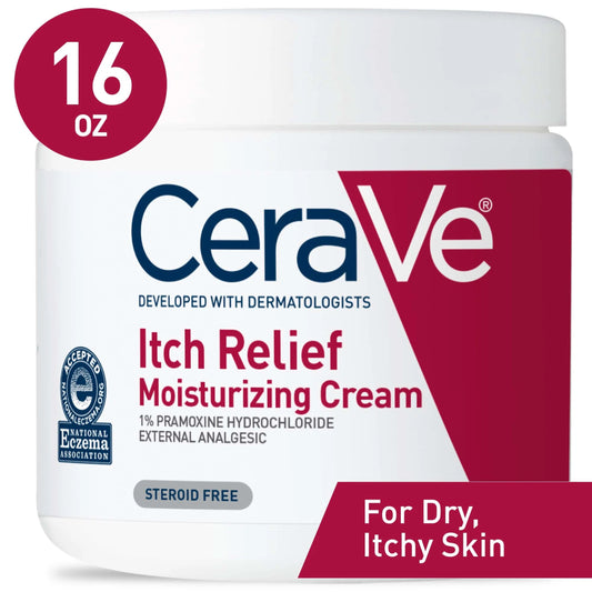 Itch Relief Steroid-Free Body Cream 16 Oz