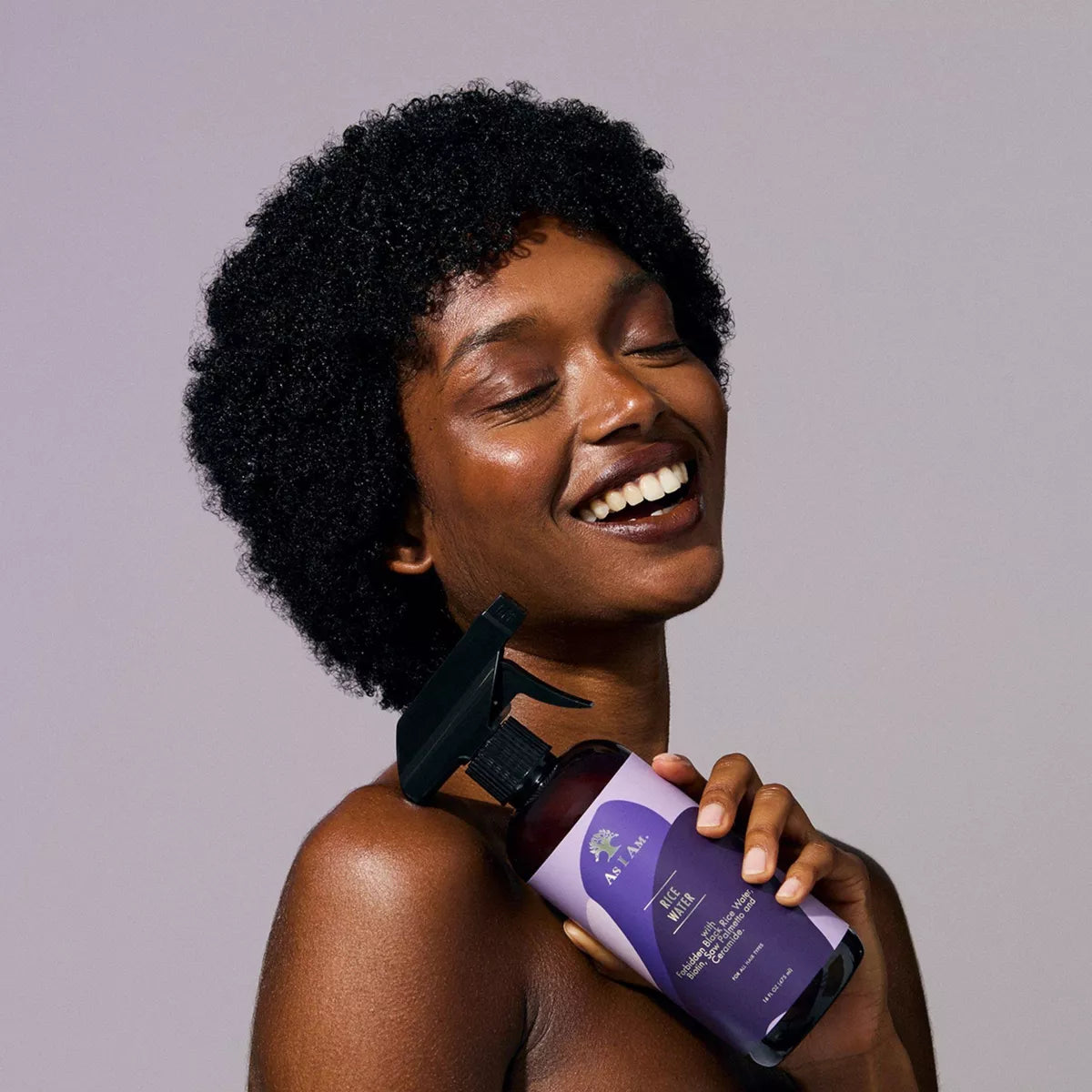 As I Am Rice Water Hair Spray - 16 Fl Oz: Vegan, Paraben-Free, Moisturizing, Liquid