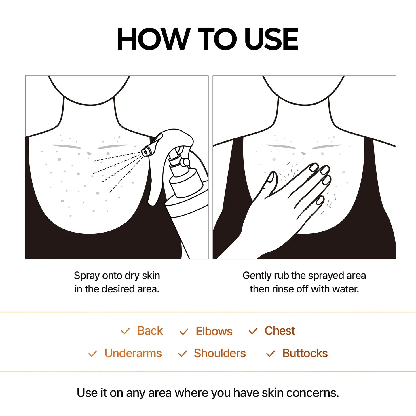 [Dr.Melaxin Official] 2-Step Body Glow Routine | Kojic Turmeric Spray & Brightening Cream for Dark Spots & Smooth Skin