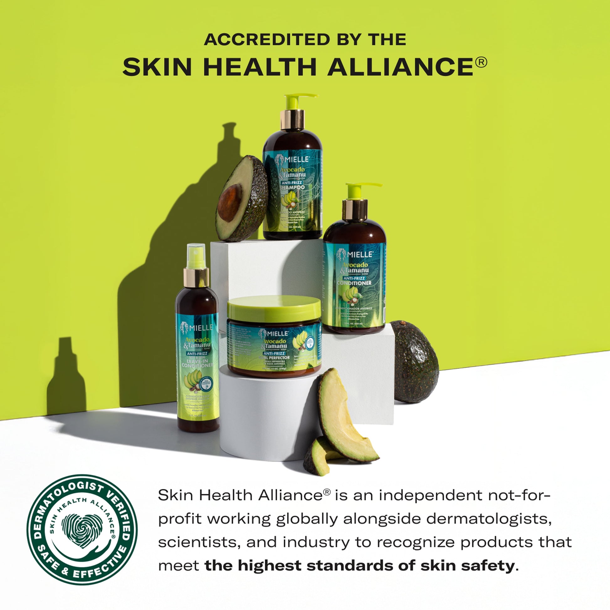 Mielle Avocado and Tamanu Anti-Frizz Mousse 7.5 Fl. Oz.