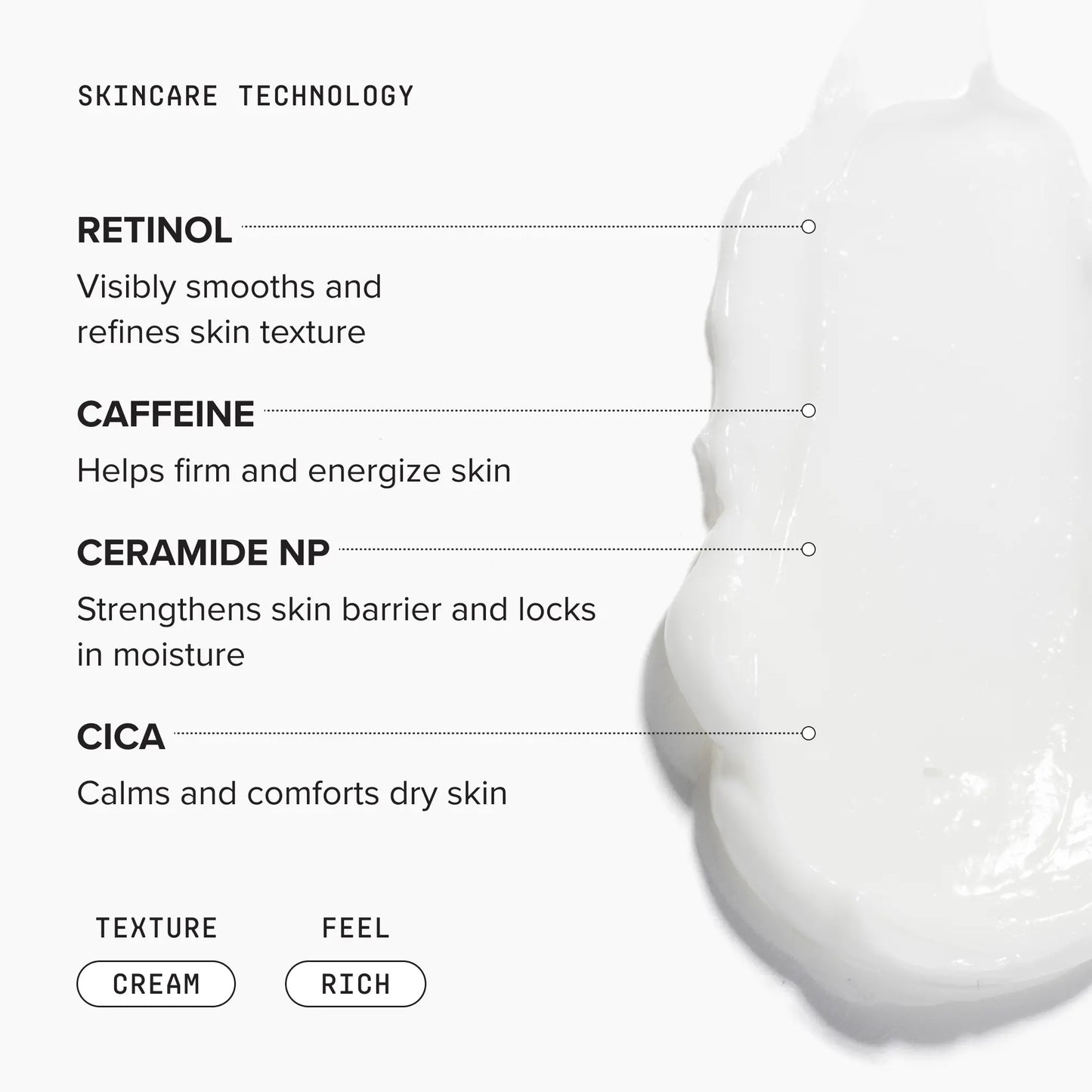 DRMTLGY Retinol Body Lotion 6 Oz with Shea Butter and Ceramides Skin Care Hydrating