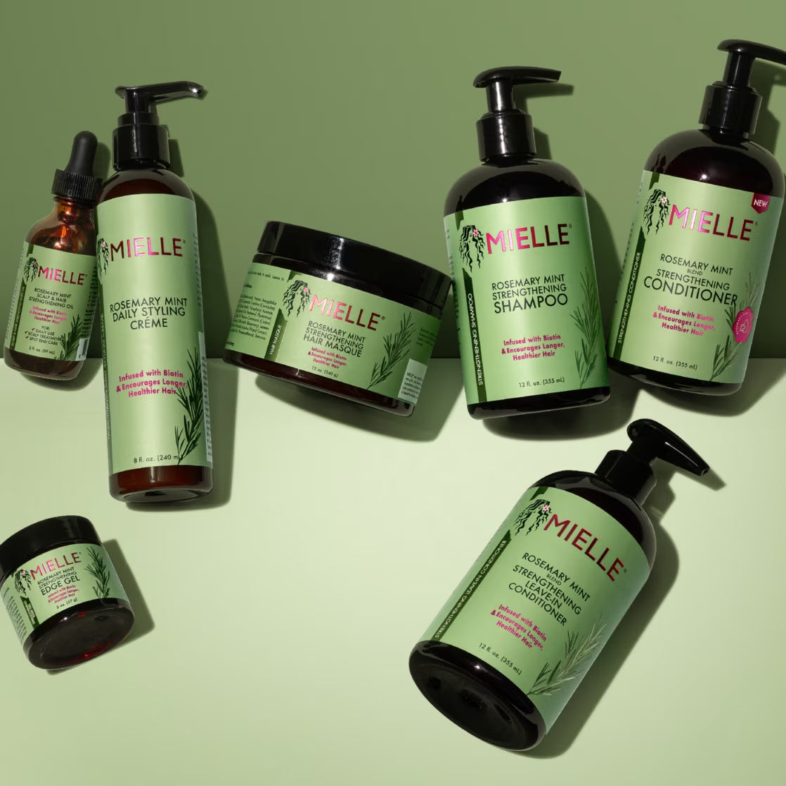 Mielle Rosemary Mint Daily Styling Curl Cream - 8 Fl. Oz.