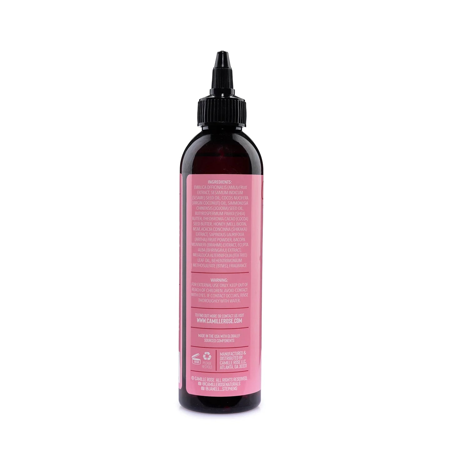 Cocoa & Honey Ultimate Strength and Restore Serum with Virgin Amla Oil & Brahmi Oil 8Oz