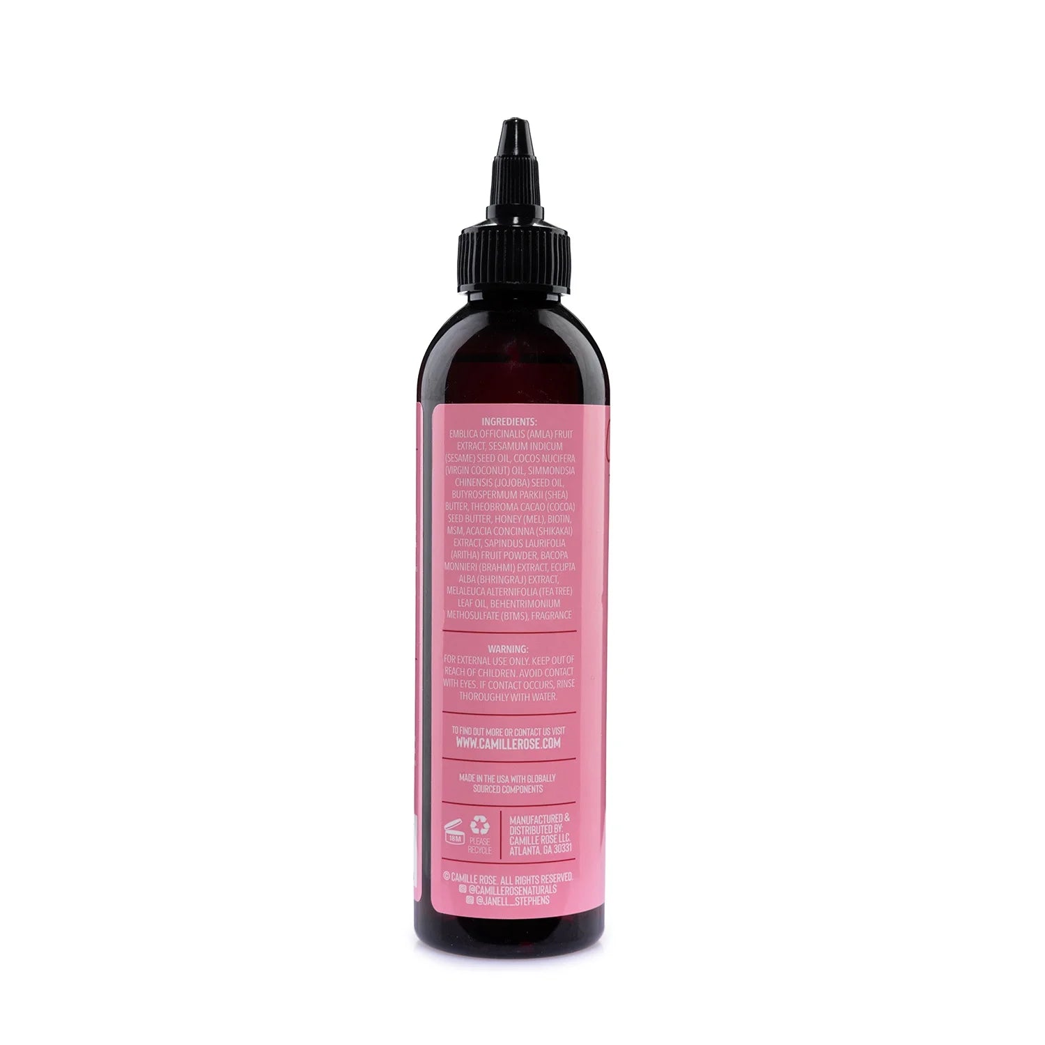 Cocoa & Honey Ultimate Strength and Restore Serum with Virgin Amla Oil & Brahmi Oil 8Oz