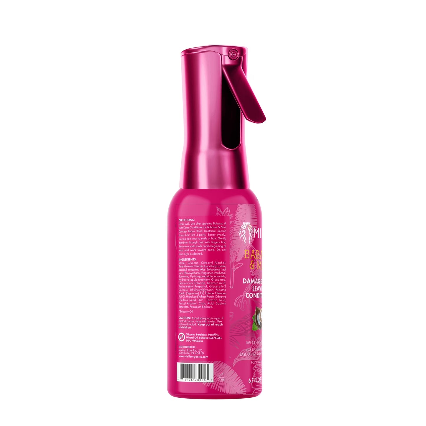 Mielle Babassu and Mint Damage Repair Leave-In Conditioner - 6.7 Oz