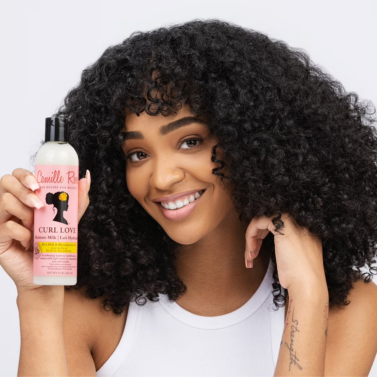 Curl Love Soften & Nourish Moisture Milk with Rice Milk & Macadamia Oil, 8Oz