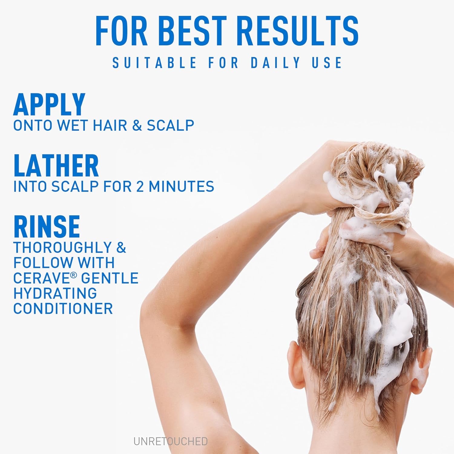 Gentle Hydrating Shampoo with Hyaluronic Acid for Hair & Scalp, 12Oz | Leaves Hair and Scalp Soft and Healthy-Looking with Ceramides, Niacinamide and a Color Safe Formula