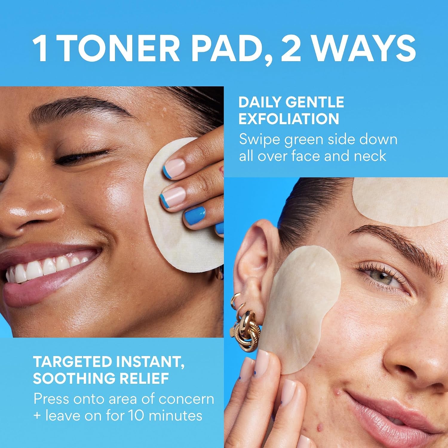 Innisfree Daily Gentle Retinol Salicylic Toner Pads | Korean Sheet Mask Pads with Hyaluronic Acid, BHA, and Niacinamide for Acne-Prone Skin Care | 60 Pads